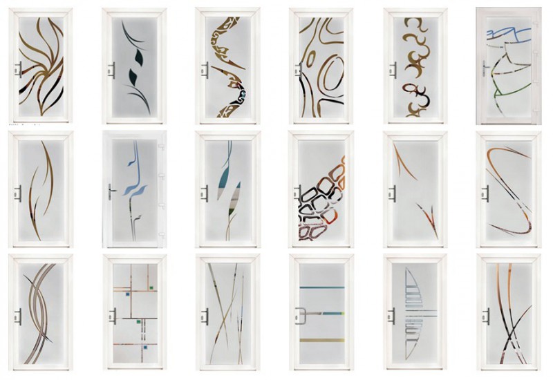 Autres motifs portes vitrées